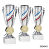 2024 New Design Different Size Custom Made Marble Base Sports Golf Soccer Basketball Marathon Custom Logo Gold Metal Silver Dance Trophy Cup 