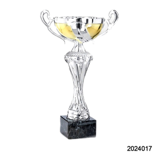 2024 New Design Different Size Custom Made Marble Base Sports Golf Soccer Basketball Marathon Custom Logo Gold Metal Silver Dance Trophy Cup 