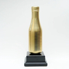 High Quality Customized Shape Gold Silver Bronze Metal Bottle Business Gift Custom Logo Trophy Awards