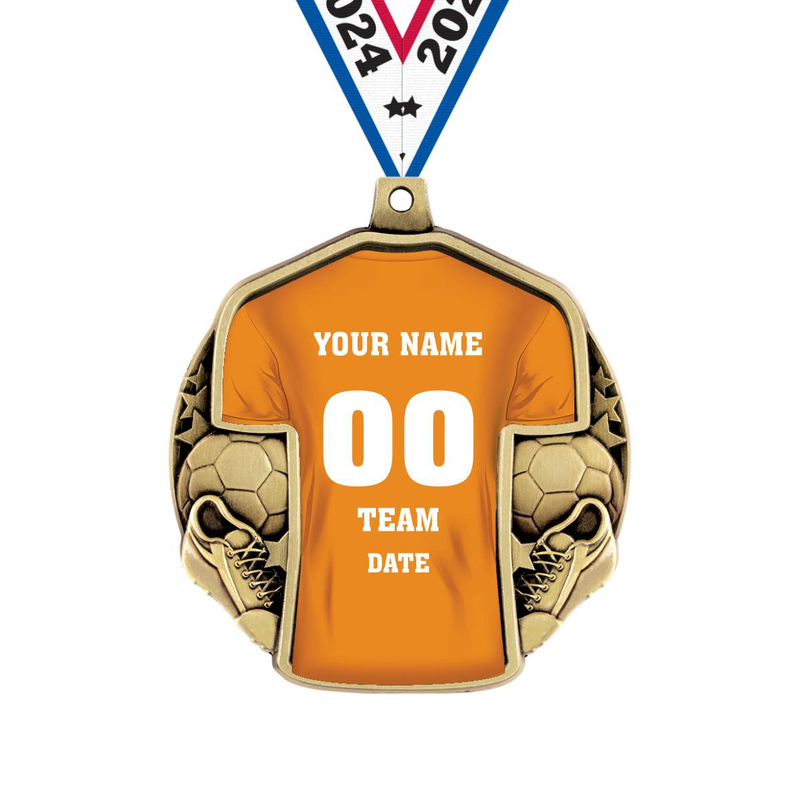 Wholesale Cheap Gold Silver Bronze Metal Business Gift Karate Trophy Award Sports Soccer Blank Medal