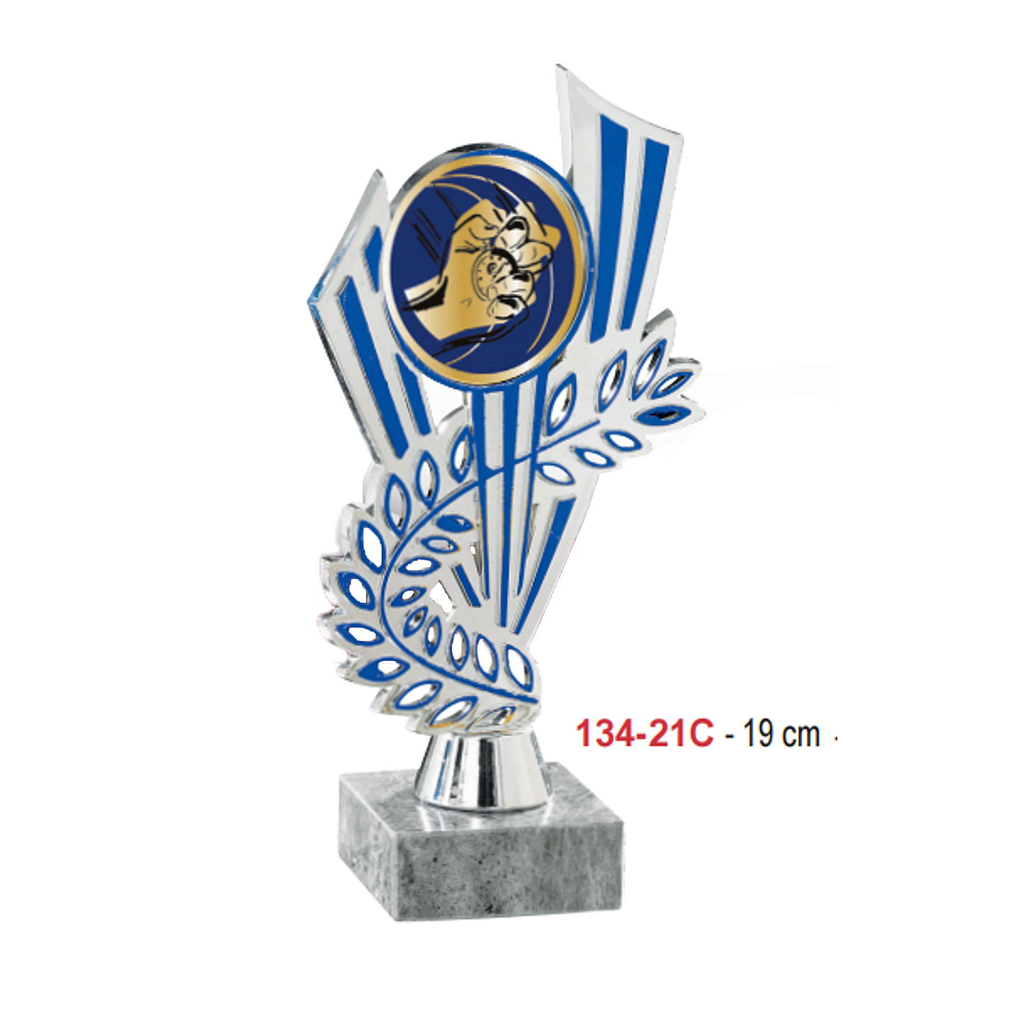 2024 New Design Different Size Custom Made Marble Base Sports Golf Soccer Basketball Marathon Custom Logo Gold Metal Star Trophy Cup 