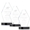 Noble Wholesale Cheap Different Color Options Outdoor Sports Business Gift Custom Personalized Logo Glass Trophy Award Plaque