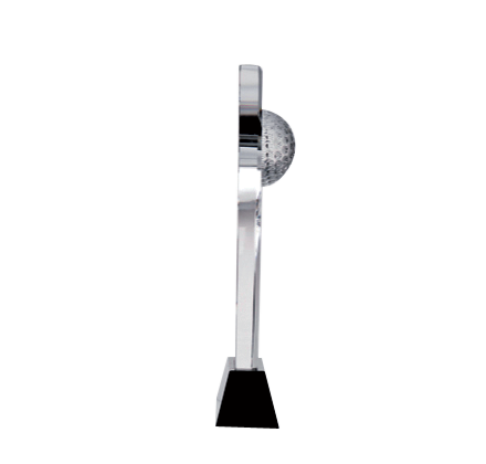 Noble Streamline Crystal Glass outdoor Sports Customized Personalized Bespoke Golf Trophy Award