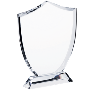 Noble Honor Shield Crystal Glass Outdoor Sports Customized Personalized Bespoke Logo Golf Trophy Award