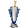 Noble Manufacturer Golf Figure Crystal Glass Outdoor Sports Gift Customized Personalized Bespoke Logo Golf Trophy Award Craft
