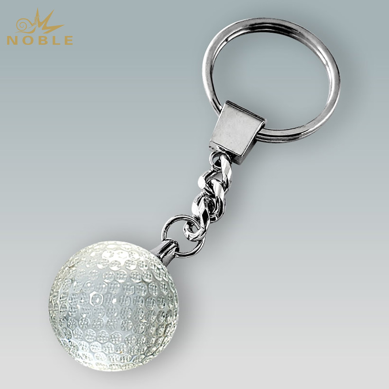 Noble Crystal Key Chain Bottle Stopper Custom Logo Golf Trophy Award