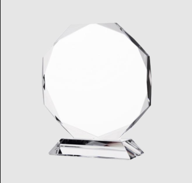 Noble Crystal Glass Golf Ball Custom Logo Golf Trophy Award