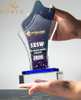 Custom Color Printing High Quality Crystal Plaque Trophy