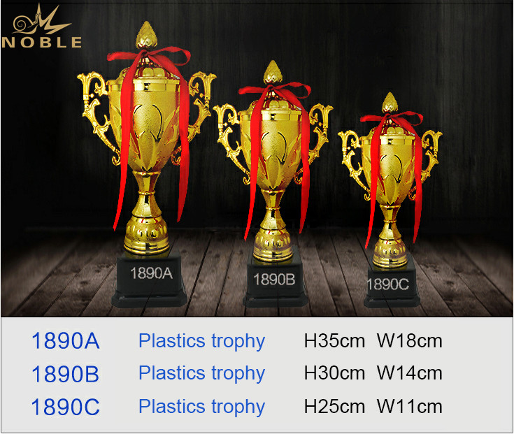 No Mold Fee High Quality Plastic Stock Award Trophy
