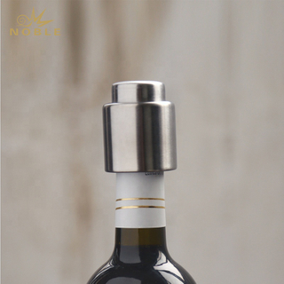 Best Selling Stainless Steel Pour Cap Vacuum Sealed Wine Bottle Stopper