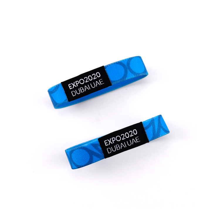 Best Selling Expo 2020 Dubai UAE Souvenir Gifts High Quality Custom Souvenir Embroidery Wristband