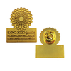 High Quality UAE Dubai EXPO 2020 Souvenir Gifts Custom Metal Pins Badges New Design Metal Key Chain