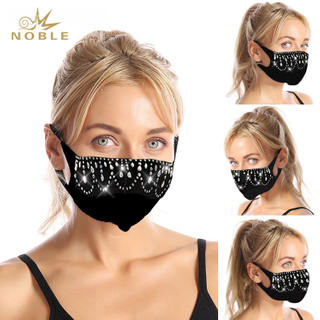 Best Selling Women's Rhinestone Fashionable Face Decoration Party Mask