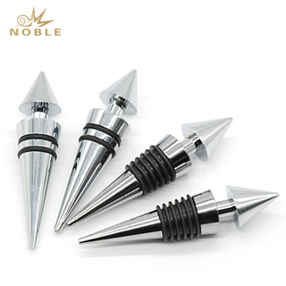 High Quality Vacuum Metal Wine Stopper Wine Bottle Stopper Silicone Wine Stopper 
