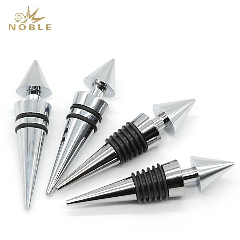 High Quality Vacuum Metal Wine Stopper Wine Bottle Stopper Silicone Wine Stopper 