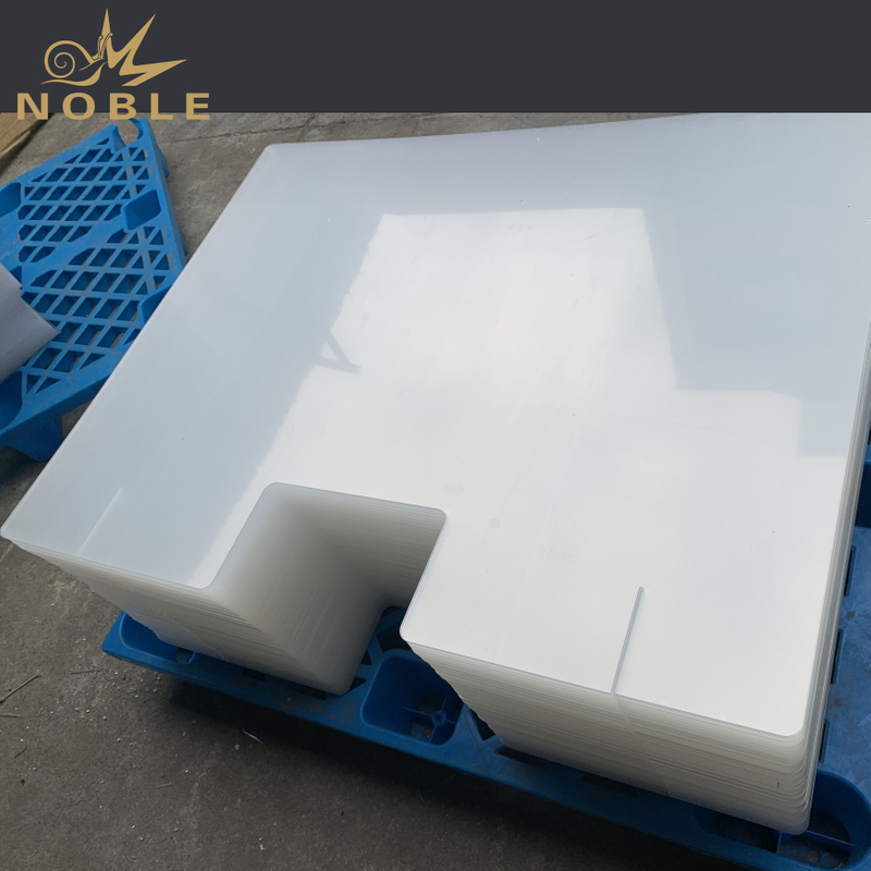 Noble Custom Social Distancing Protective Shield Clear Plexiglass Desk Acrylic Sneeze Guard for Shops,Offices,Schools,Banks,etc