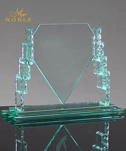 New Design High Quality Custom Blank Trophy Jade Glass Award