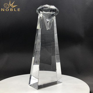 Top Diamond Personalized Crystal Award For Business Games Reward