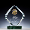 Unique New Design Crystal Baseball Champion Trophy with Marble Base Outstanding Sports Trophy