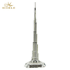 Noble High Quality Custom 3D Crystal Building Model Dubai Famous Landmark Crystal Replica Tourist Souvenir Gifts