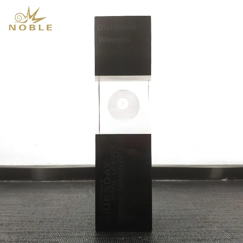 Custom 3D Laser Engraving Crystal Cube Award