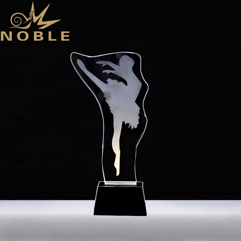 Custom Crystal Dance Trophy for Dance Champion Games