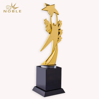  Creative Metal Star Trophy Custom Figurine Award