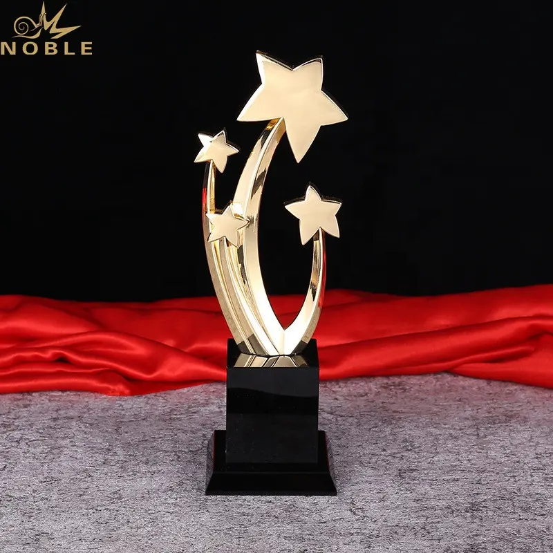 New Design No Mold Fee Custom Metal Star Trophy