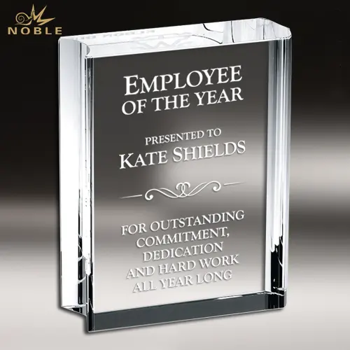 Noble Custom Graduation Gifts Crystal Book Trophy