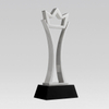 High Quality Customized Shape Gold Silver Bronze Metal Crown With Crystal Base Business Gift Custom Logo Trophy Award