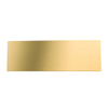 Solid Brass Plates Are Designed For Machine Or Hand Engraving Even Painting