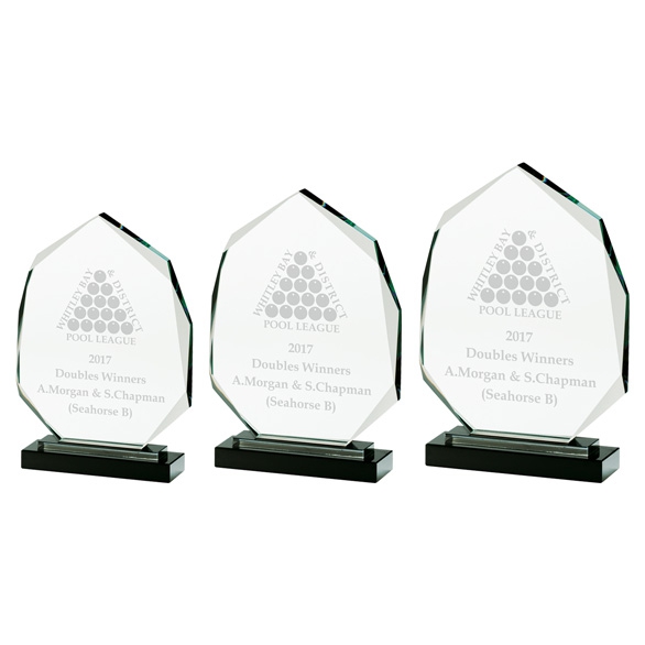 Noble Manufacturer Wholesale Glass Plaque With Custom Printing Logo UK Gift Personalized Sports Soccer Trophy Award 