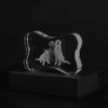 Noble Manufacturer Wholesale UK Gift Personalized Pet Crystal Glass Dog Souvenir Plaque Hanger