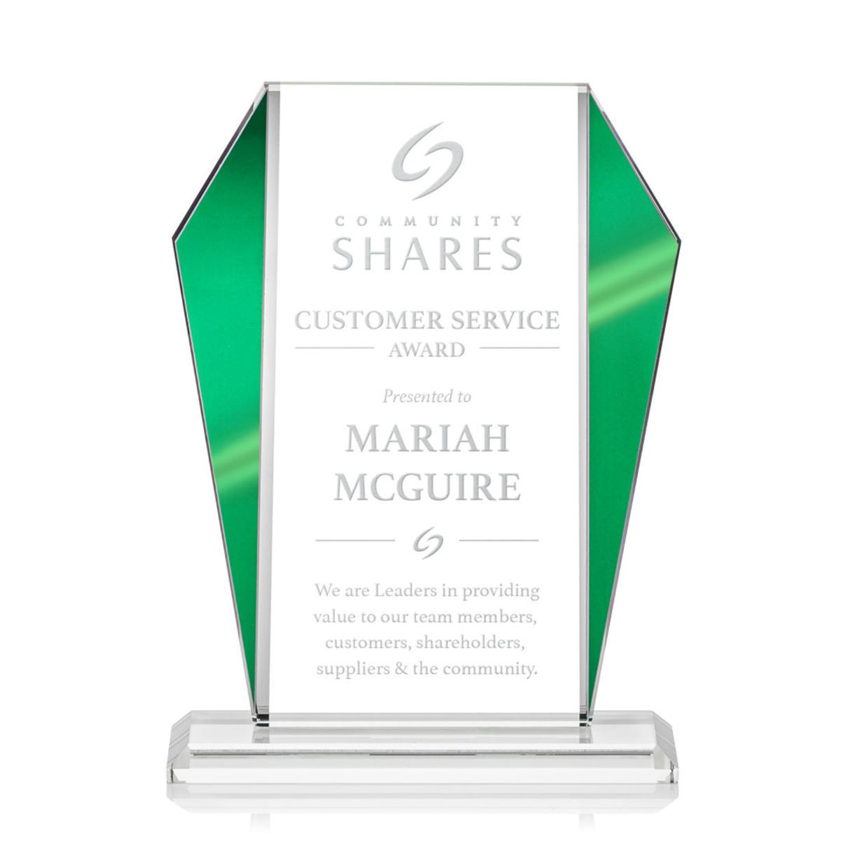 Noble Wholesale Cheap Different Color Options Outdoor Sports Business Gift Custom Personalized Logo Glass Trophy Award Plaque