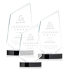 Noble Wholesale Cheap Different Color Options Outdoor Sports Business Gift Custom Personalized Logo Glass Trophy Award Plaque
