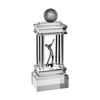 Noble High Quality Crystal Golf Ball with Silver Metal Golf Figure Business Gift Sports Awards Custom Bespoke Logo Golf A Hole in One Trophy Hand Craft