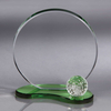 Noble High Quality Crystal Golf Ball Sports Awards Custom Bespoke Logo Golf A Hole in One Trophy Hand Craft