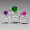 Noble Unique Design Custom Achievement Trophy Crystal Teamwork Award