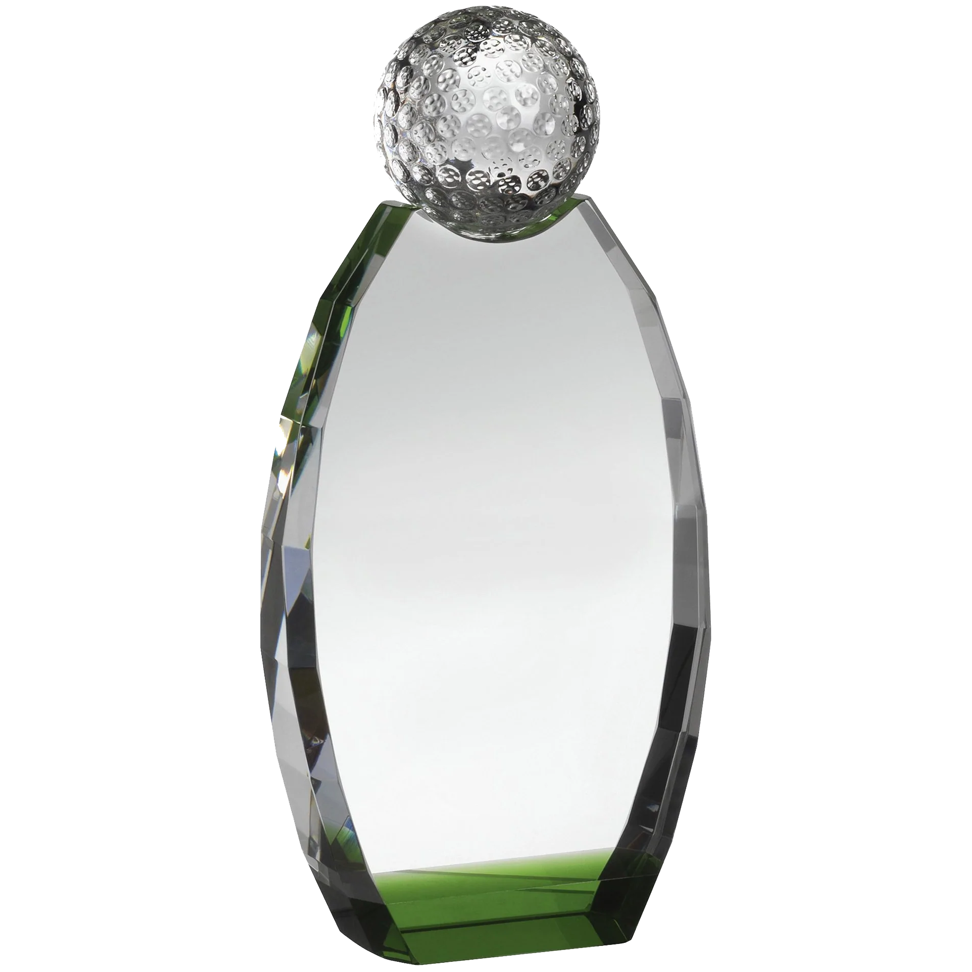 Noble Manufacturer Golf Ball Crystal Glass Sports Gift Customized Personalized Bespoke Logo Golf Trophy Award Hand Craft