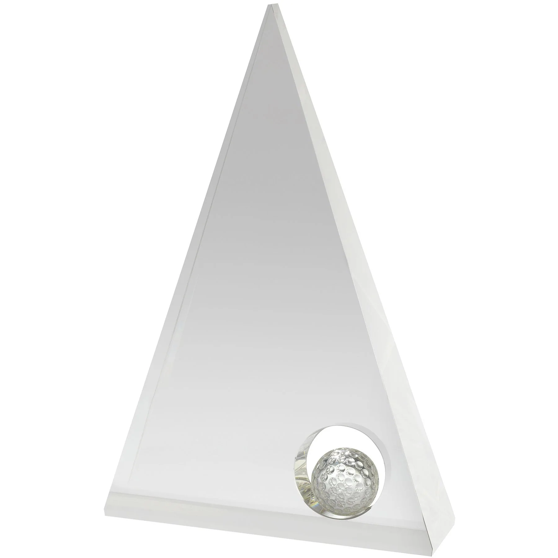 Noble Manufacturer Crystal Glass Outdoor Sports Gift Customized Personalized Bespoke Logo Golf Trophy Award Hand Craft