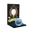Noble High Quality K9 Crystal With 3D Laser Business Gift Sports Awards Custom Bespoke Logo Golf A Hole in One Trophy Hand Craft