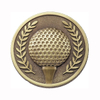 Noble High Quality Gold Metal Golf Business Gift Sports Awards Custom Bespoke Logo Golf A Hole in One Trophy Medal