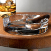 Noble Crystal Glass Colors Optical Crystal Award Trophy Award Custom Logo Business Office Gift Ashtray Hand Craft