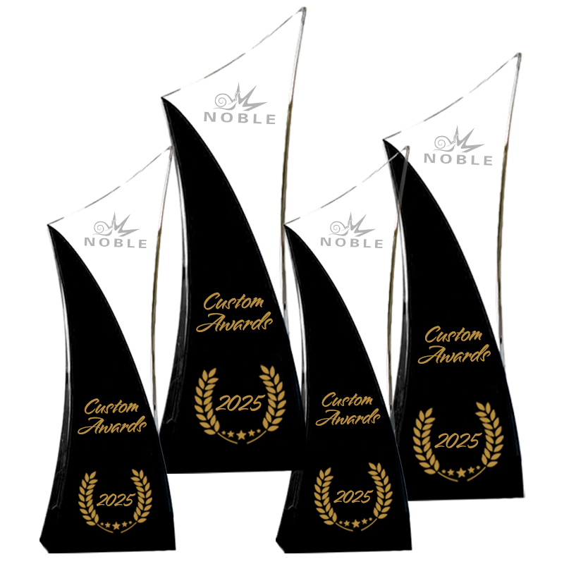 Noble Custom Design High Quality Crystal Peak Tower Achievement Awards