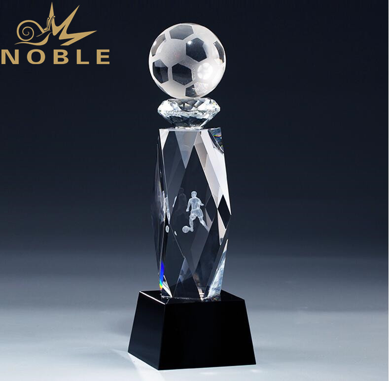 Custom 3d Laser Engraving Crystal Sports Trophy 