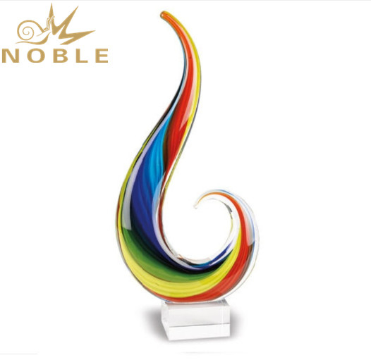 Unique New Design Hand Blown Home Decoration Gift Custom Art Glass Award