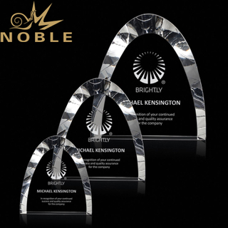 Free Engraving Custom Dome Crystal Award