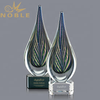 Unique New Design Hand Blown High Quality Art Glass Trophy