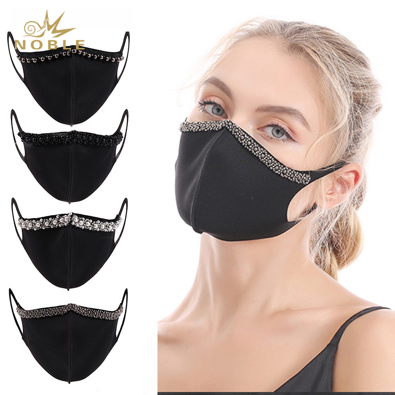 High Quality Washable Reusable Diamond Decorative Face Mask as Gifts
