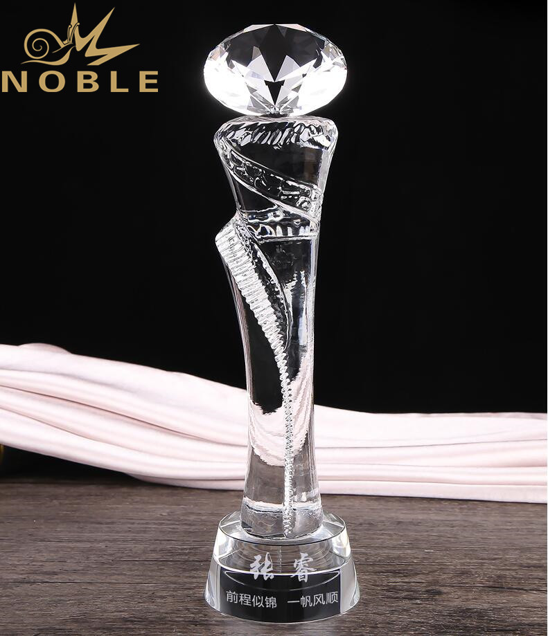 Noble Custom Crystal Diamond Trophy